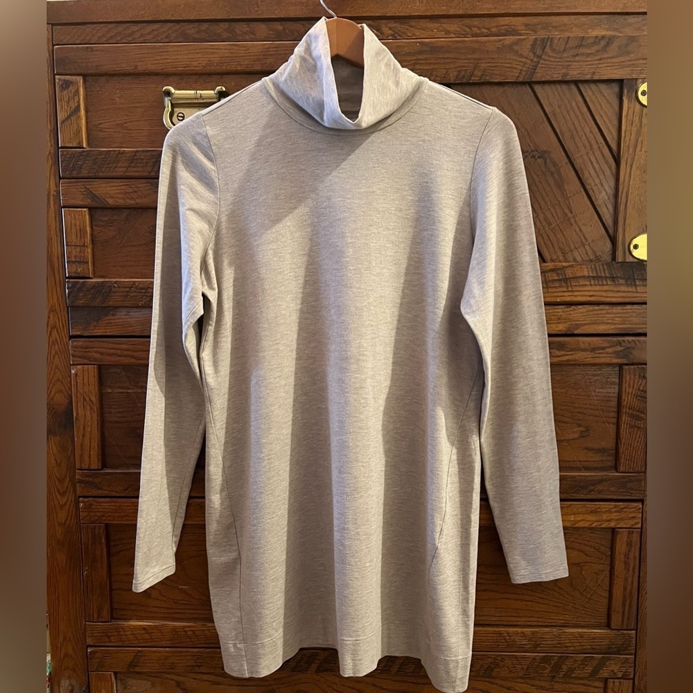 J. Jill Luxe Supima Turtleneck Tunic Pullover Long Sleeve Sweater Top Sz S